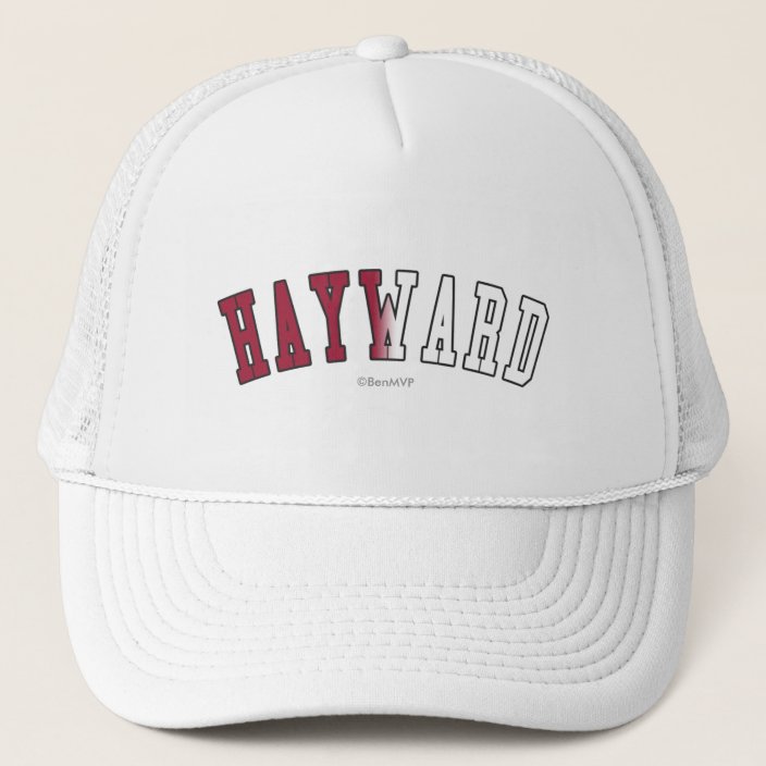 Hayward in California State Flag Colors Hat