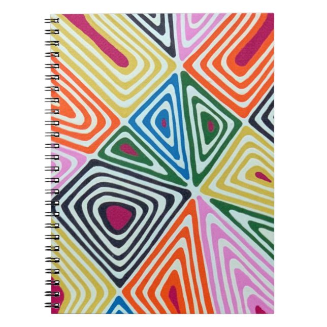 Haywire in Cranberry Notebook (Front)