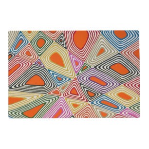 Haywire in Orange Laminated Placemat
