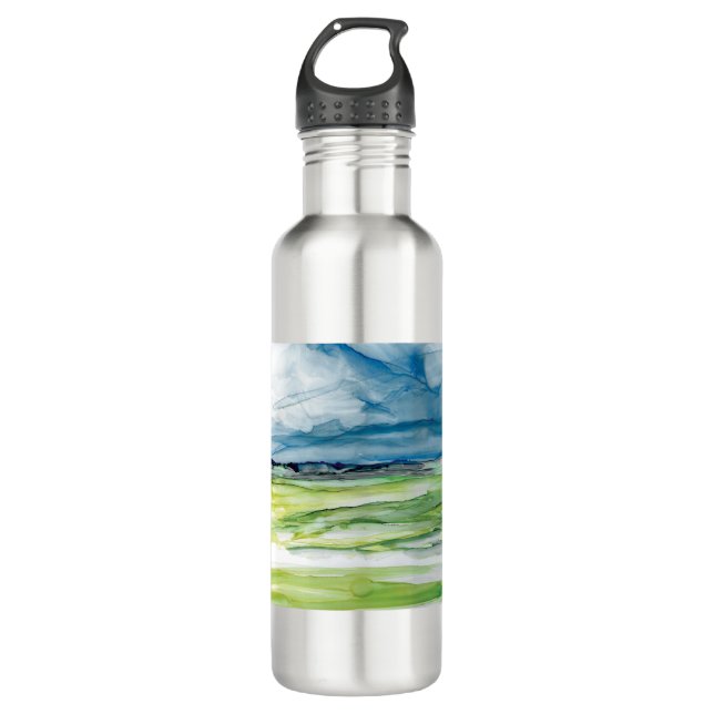 HAZ02 Washed Vistas 2.tif Stainless Steel Water Bottle (Front)