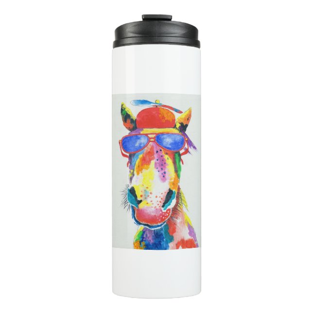 HAZ29 Horse.tif Thermal Tumbler (Front)