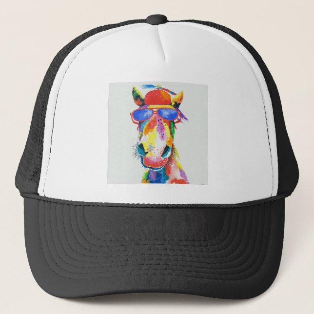 HAZ29 Horse.tif Trucker Hat (Front)