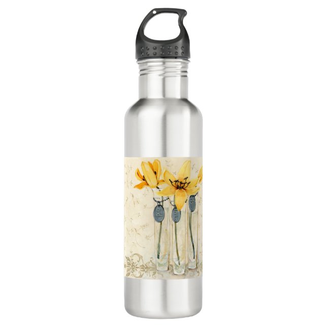 HAZ38 Inspired Yellow.tif Stainless Steel Water Bottle (Front)