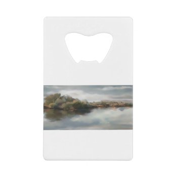 Haz93 River Fields.tif Credit Card Bottle Opener by AuraEditions at Zazzle