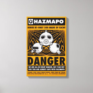 Haz Classic Poster (B1_All 3) on canvas Print