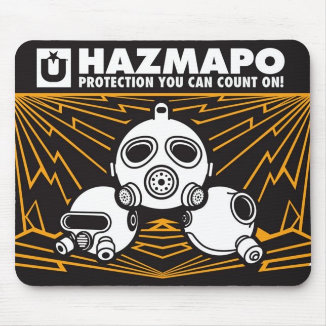 Haz Mousepad - Orange (Front)