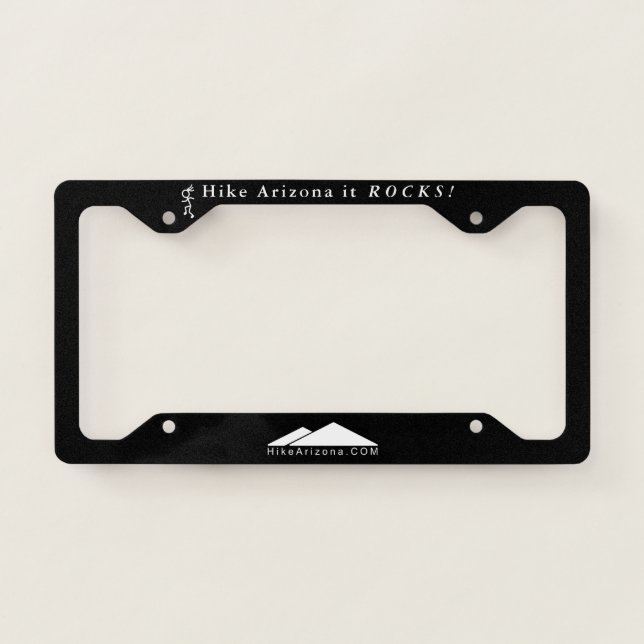 HAZ ROCKS AZ PLATE FRAME (Front)