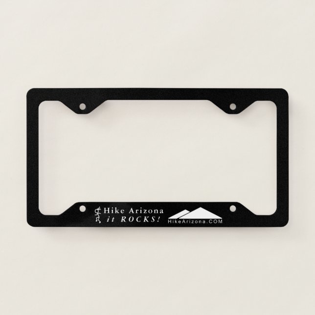 HAZ ROCKS AZ PLATE FRAME (Front)
