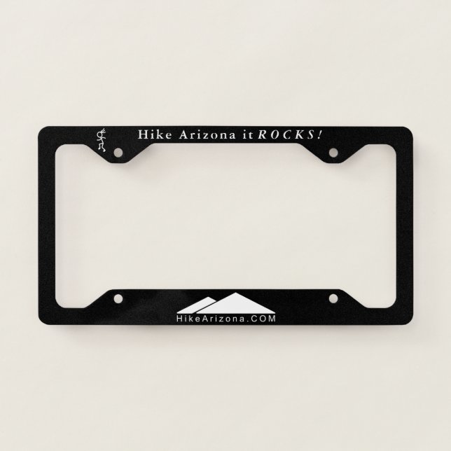 HAZ ROCKS AZ PLATE FRAME (Front)