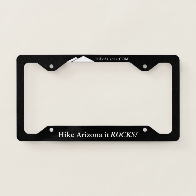 HAZ ROCKS AZ PLATE FRAME III (Front)