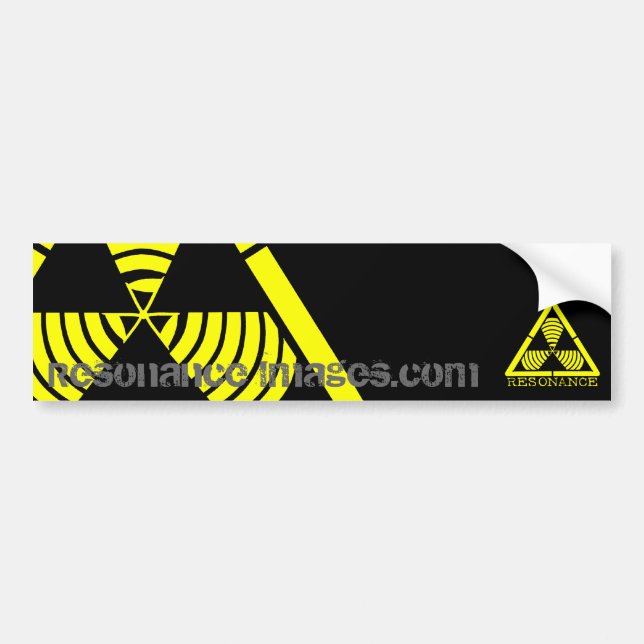Hazard Logo Resonance Images Bumper Sticker (Front)