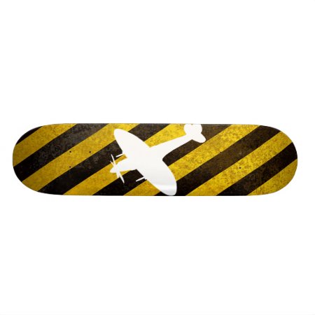 Hazard, Spitfire White Skateboard