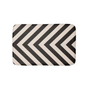 Hazard Stripes Bathroom Mat