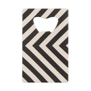 Hazard Stripes Credit Card Bottle Opener