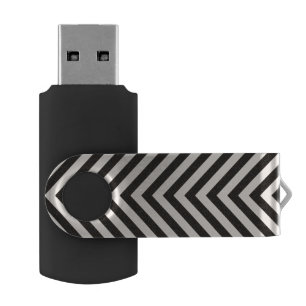 Hazard Stripes USB Flash Drive