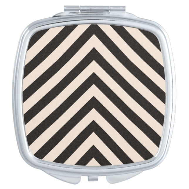 Hazard Stripes Vanity Mirror (Front)