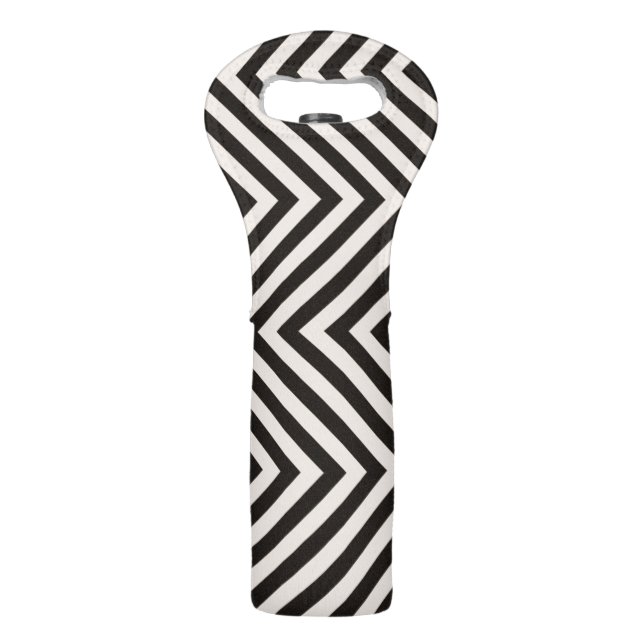 Hazard Stripes Wine Bag (Front)