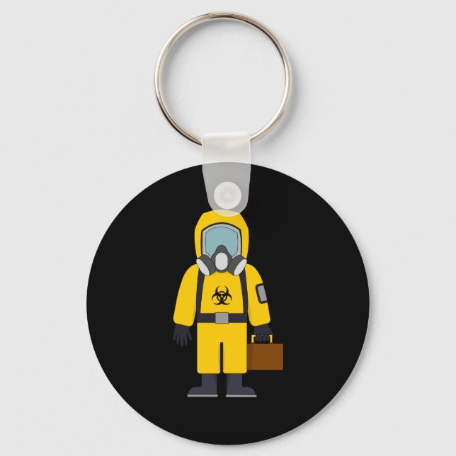 Hazard Suit with Suitcase Keychain (Front)
