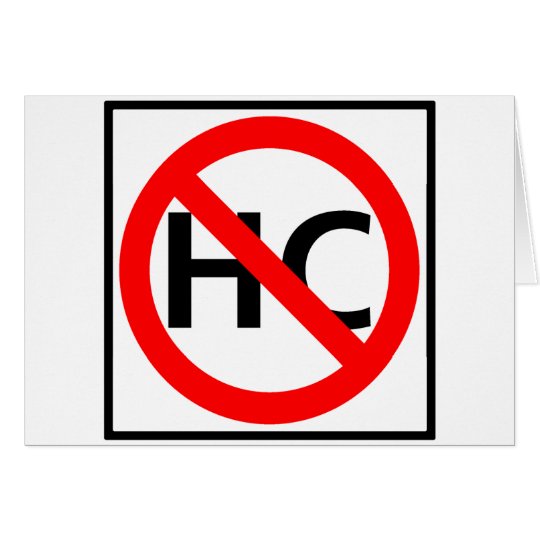 Hazardous Cargo Prohibited Highway Sign Card