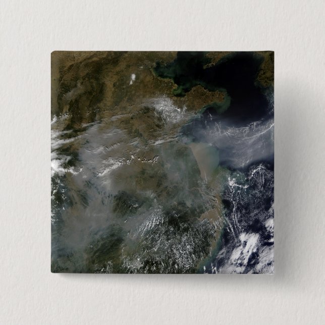 Haze across the North China Plain Button (Front)