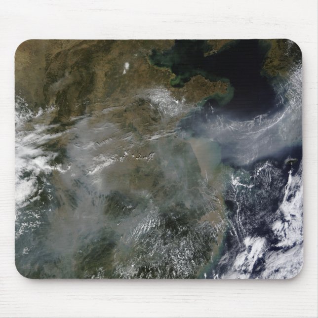 Haze across the North China Plain Mouse Pad (Front)