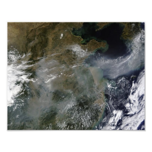Haze across the North China Plain Photo Print (Front)