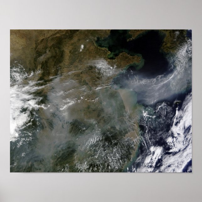 Haze across the North China Plain Poster (Front)
