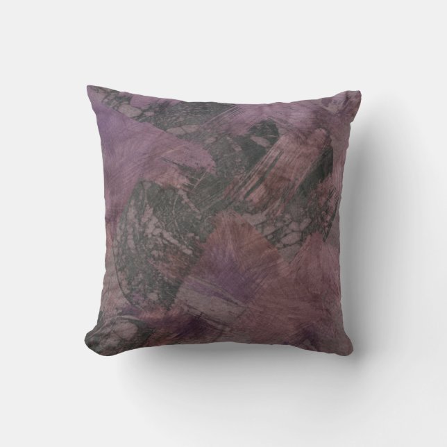 Haze II Throw Pillow (Front)