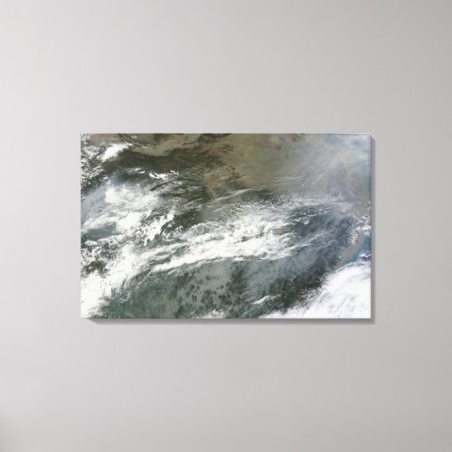 Haze over China Canvas Print