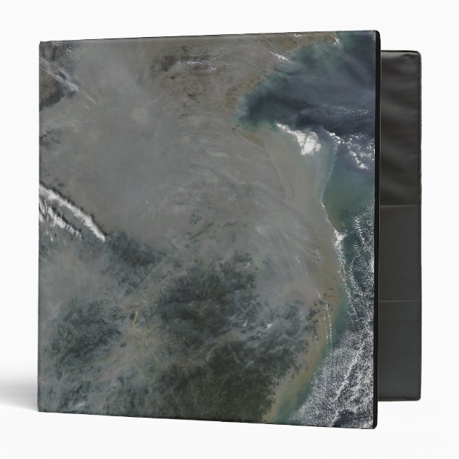 Haze over eastern China 3 Ring Binder (Front/Inside)