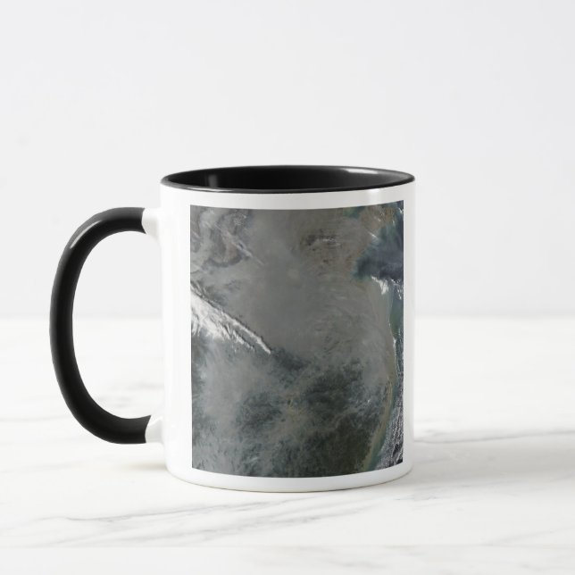Haze over eastern China Mug (Left)