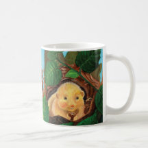 Hazel dormouse eating hazelnut