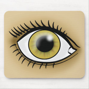 Hazel Eye icon Mouse Pad