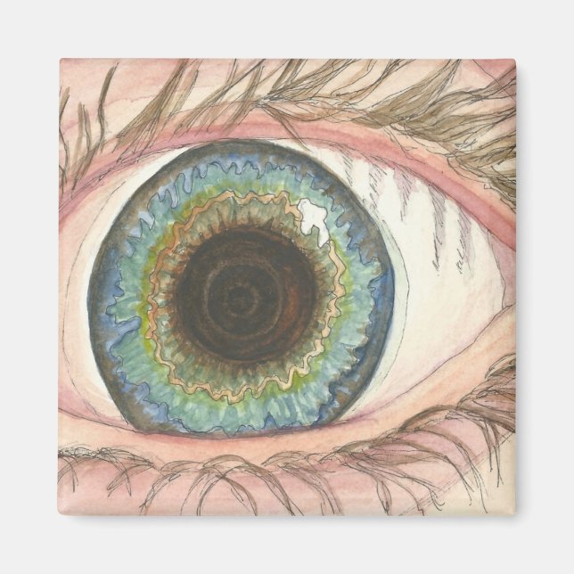Hazel Eye Magnet (Front)