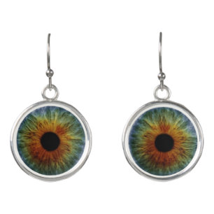 Hazel Eyes Eyeball Earrings