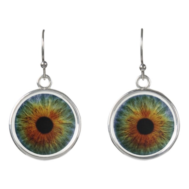 Hazel Eyes Eyeball Earrings (Front)