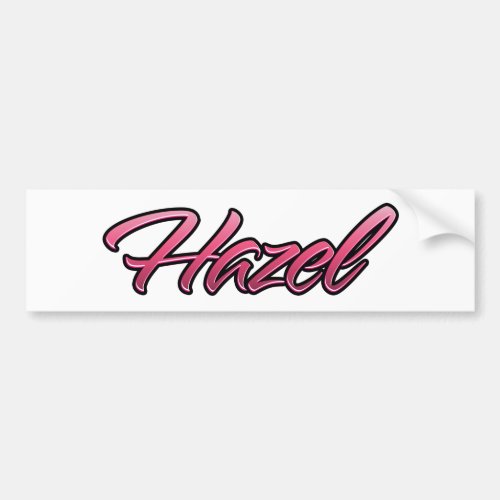 Hazel faded pink Aufkleber Sticker