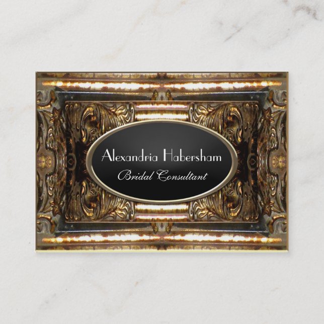 Hazelbryne Elegant Professional Business Card (Front)