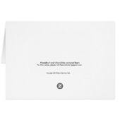 Hazelnut and chocolate caramel bars cards (Back Horizontal)