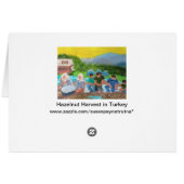 Hazelnut Harvest in Turkey Cards (Back Horizontal)