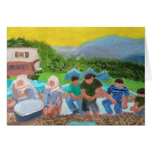 Hazelnut Harvest in Turkey Cards (Front Horizontal)