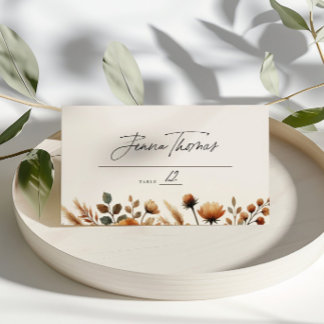 Hazelwood Wedding Place Card