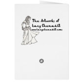 Hazine Belly Dancer Card (Back)
