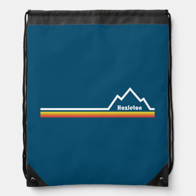 Hazleton Pennsylvania Drawstring Bag (Front)