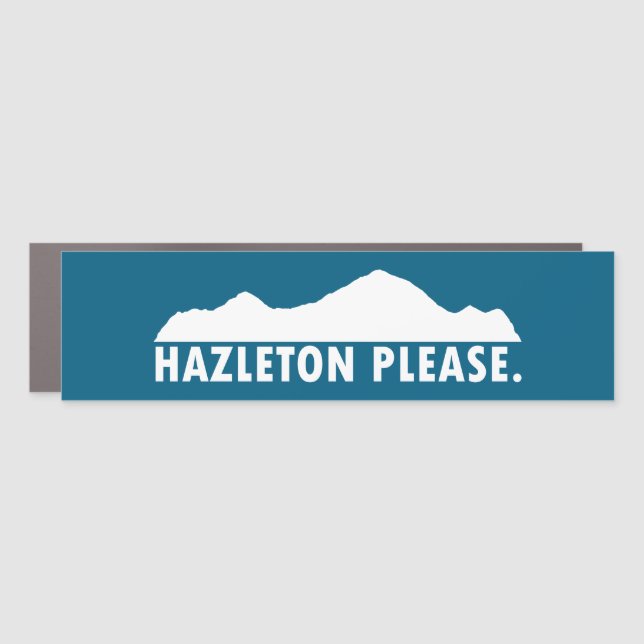 Hazleton Pennsylvania Please Car Magnet (Front)
