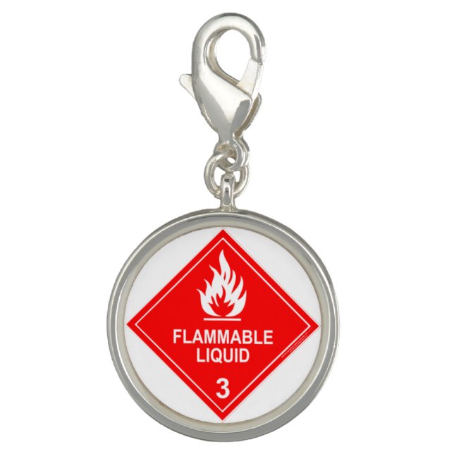 HAZMAT Zipper Pull and Charm (Front)