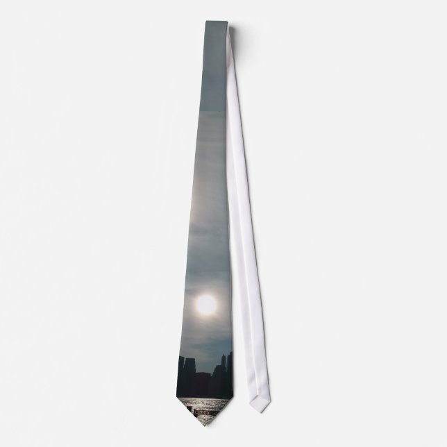 Hazy City Sun Neck Tie (Front)