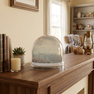 Hazy Grand Canyon Snow Globe