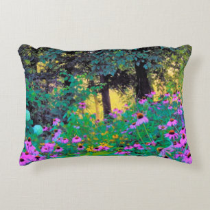 Hazy Morning Sunrise in My Rubio Garden Accent Pillow