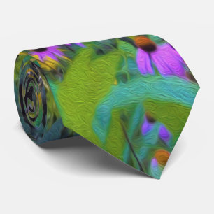 Hazy Morning Sunrise in My Rubio Garden Neck Tie